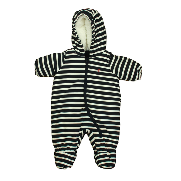 Petit Bateau Boys Navy | White Snowsuit size: 3 Months - Picture 1 of 2